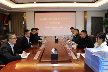 集团安管部一行赴凯时尊龙人生就是博地产公司发展 岁末岁首安全出产督导查抄